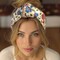 Wrapables Wide Knotted Headbands, Top Knot Headbands for Women and Girls, Floral